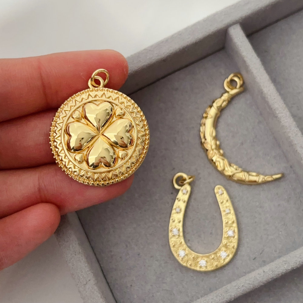 moon flower charm