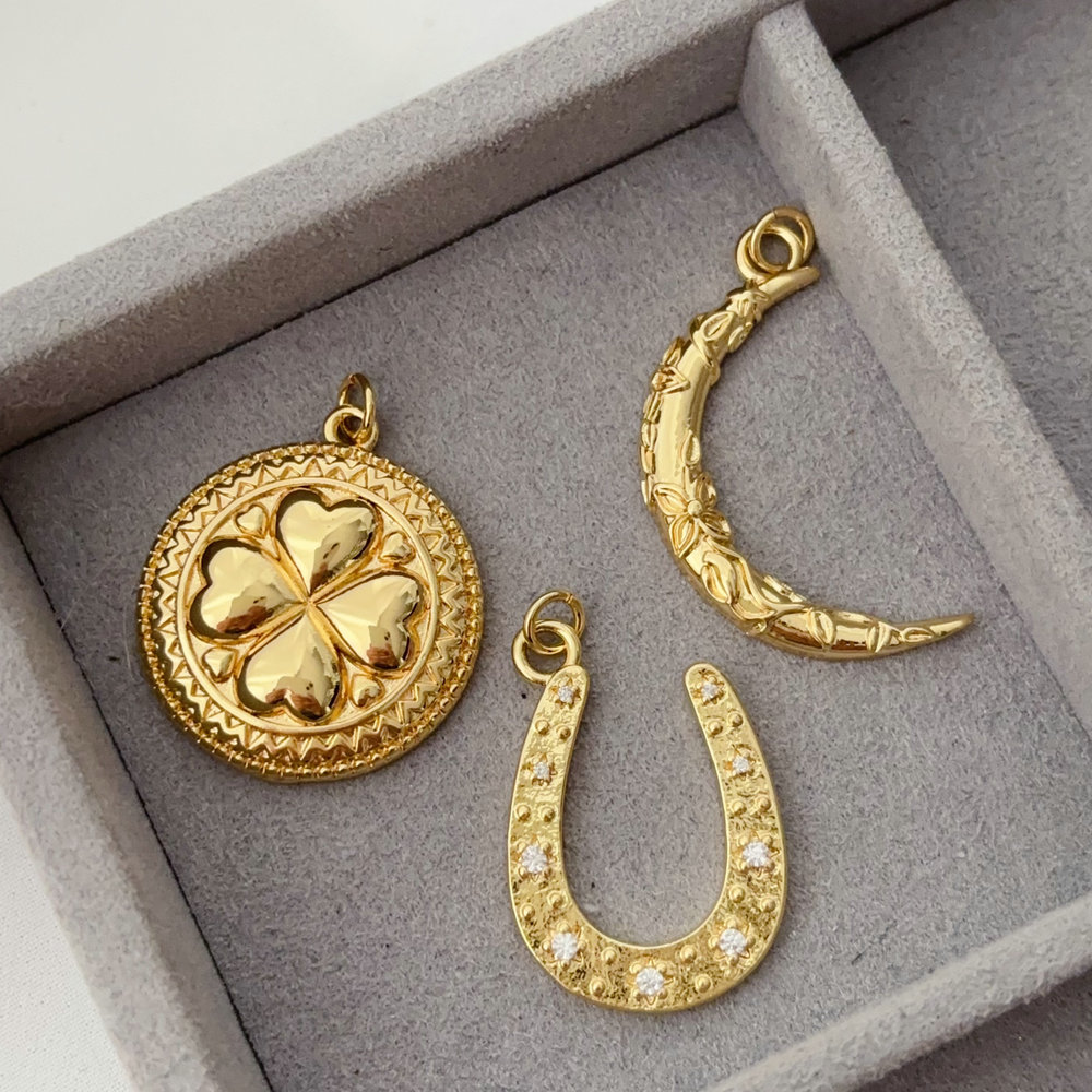 moon flower charm