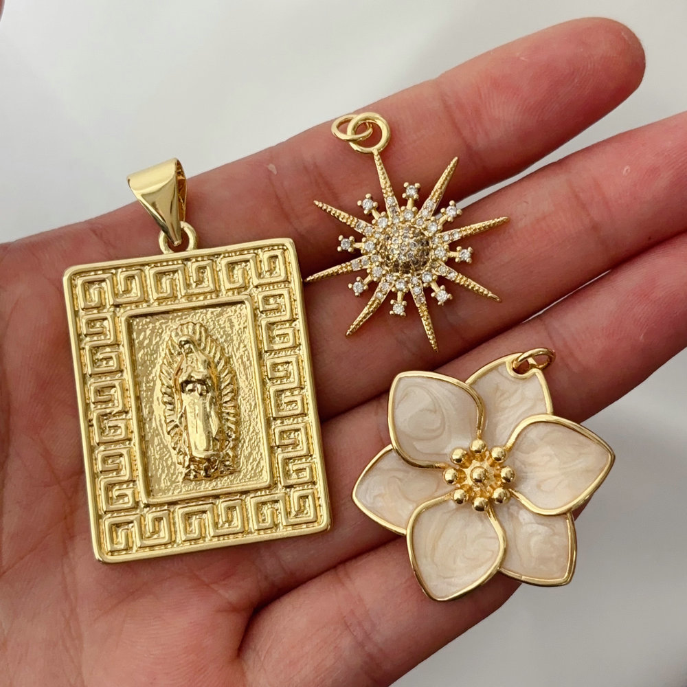 Flower charm