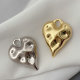 Metal heart charm
