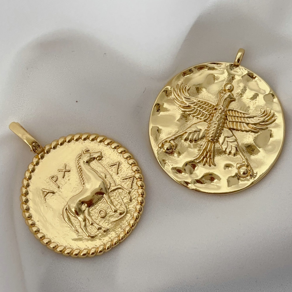 big coin pendant
