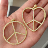 Big peace pendant