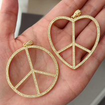 Big peace pendant