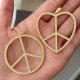 Big peace pendant