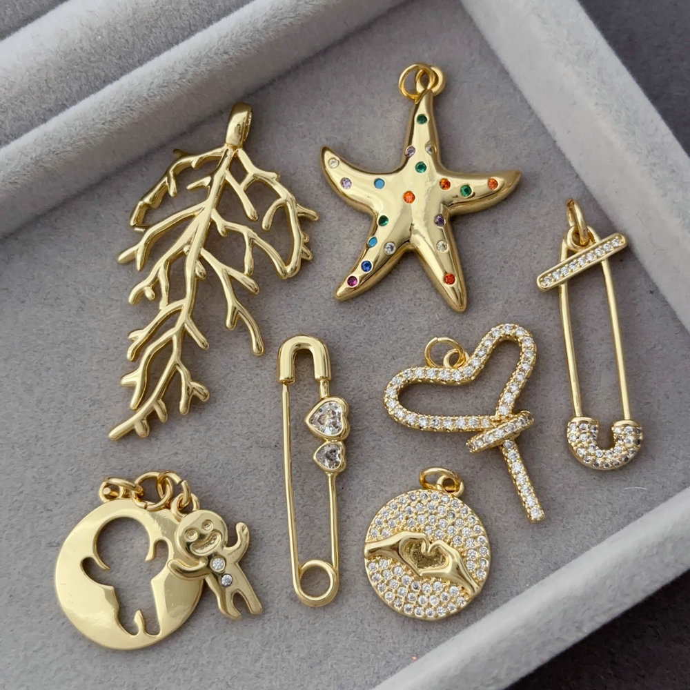 Diy boy leaf charm