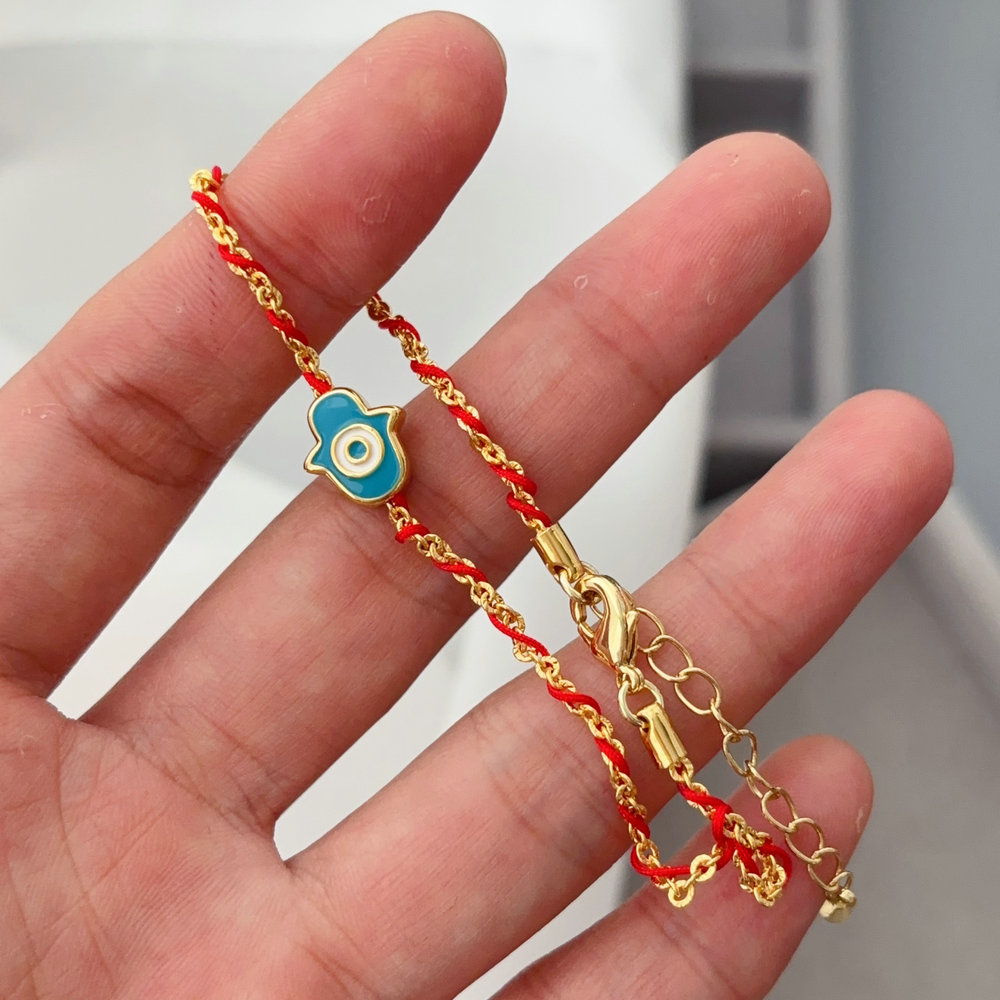 Hand charm bracelet