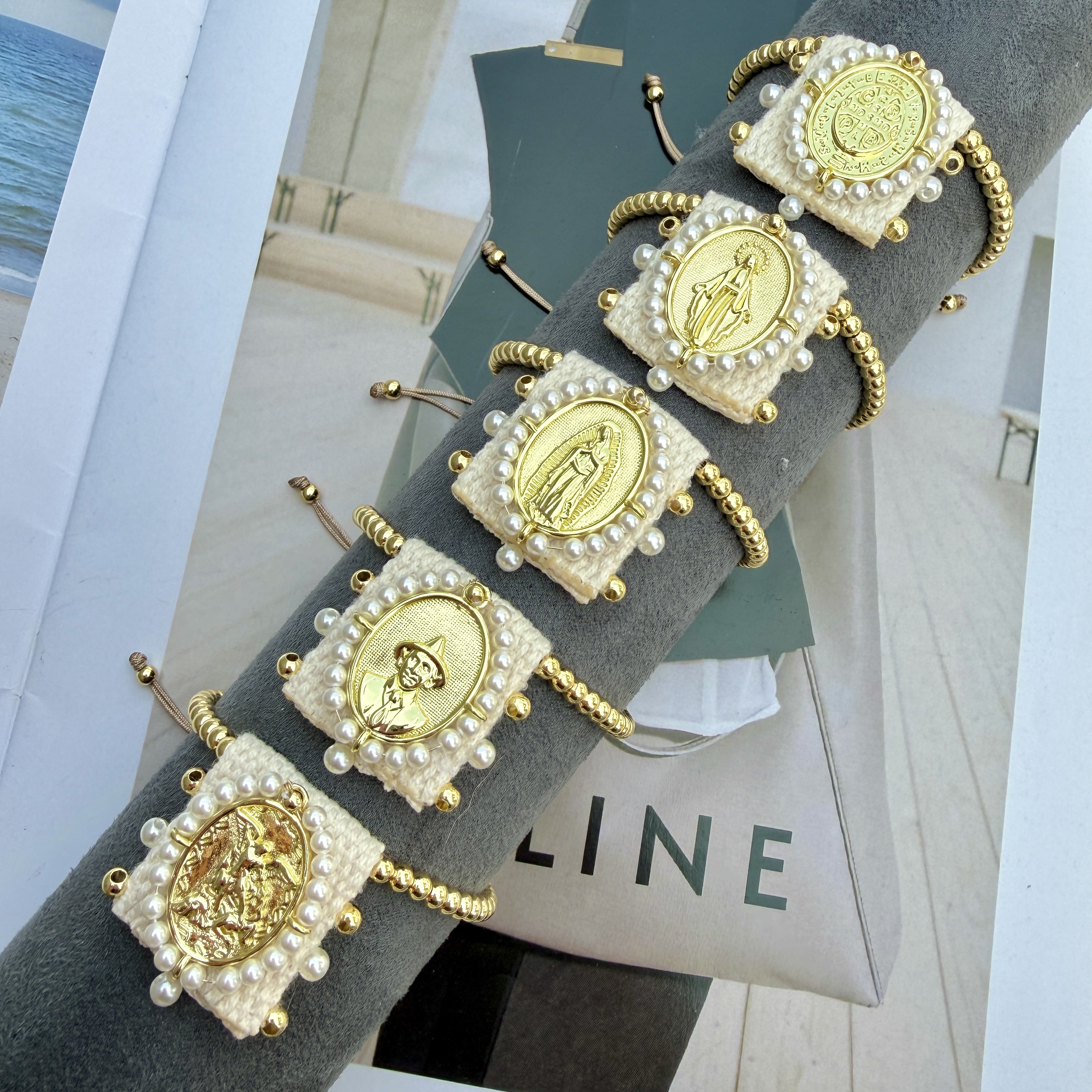 Brasss bead handmade bracelet
