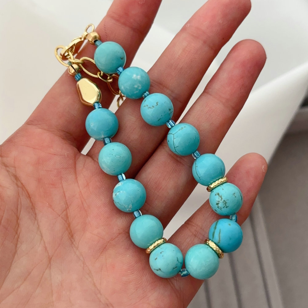 Turquise stone bracelet