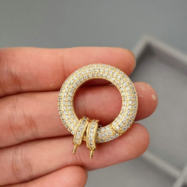Diy circle clasp