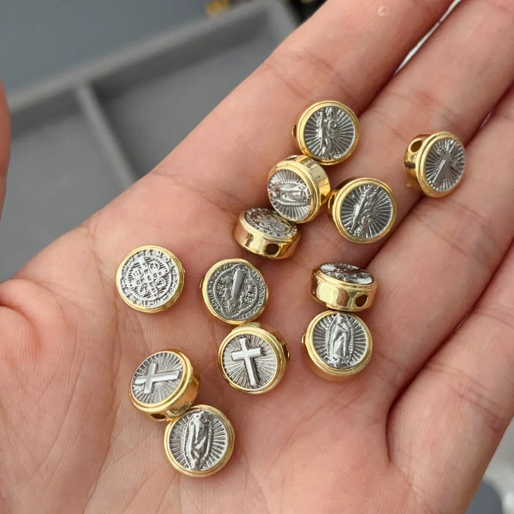 Diy two tone bead