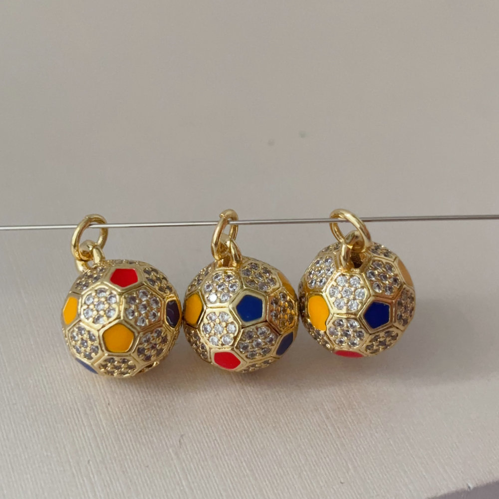 Pave ball charm