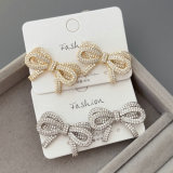 Pave butterfly earrings