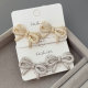 Pave butterfly earrings