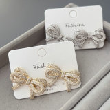 Pave butterfly earrings
