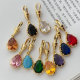 Oval crystal charm