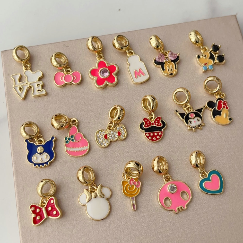 Diy cute enamel charm