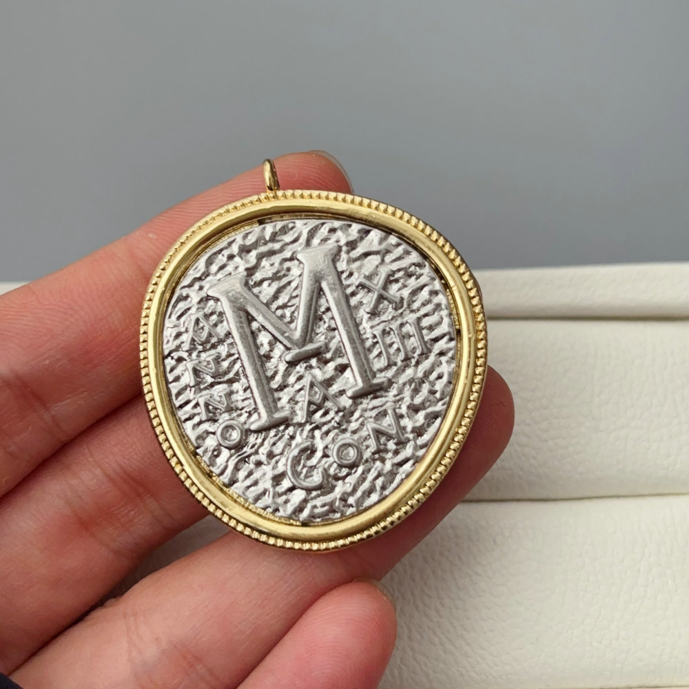 two tone pendant