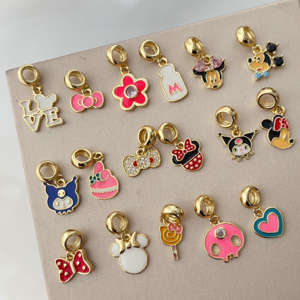 Diy cute enamel charm