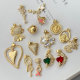 Pave heart charm