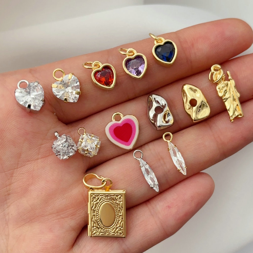 Diy crystal charm