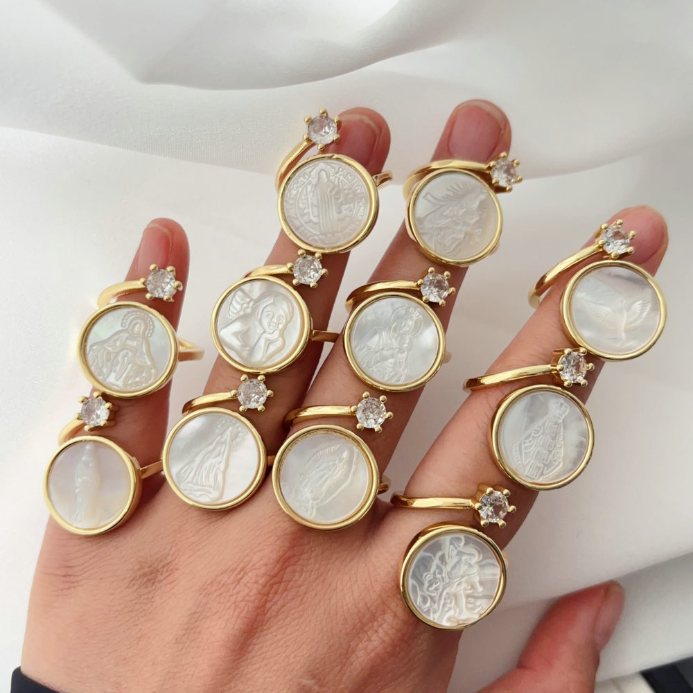 Mop shell ring