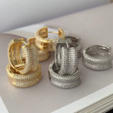 Pave zircon hoop