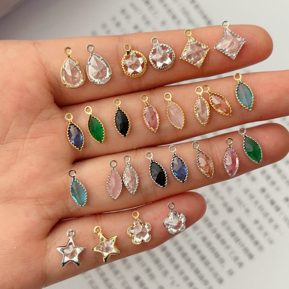 Diy crystal charm