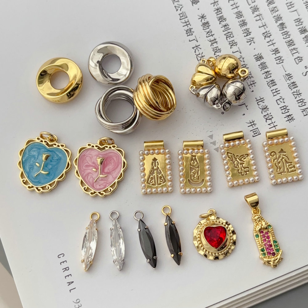 Diy crystal charm