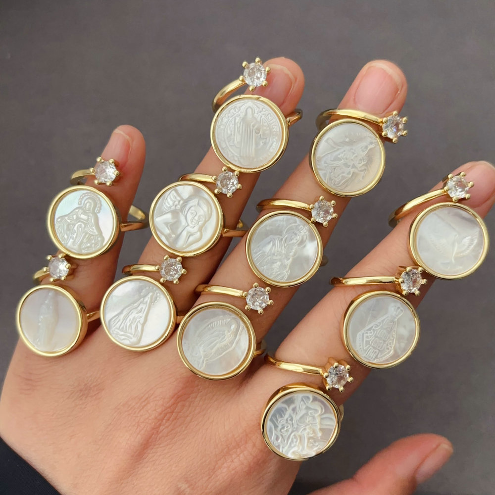 Mop shell ring