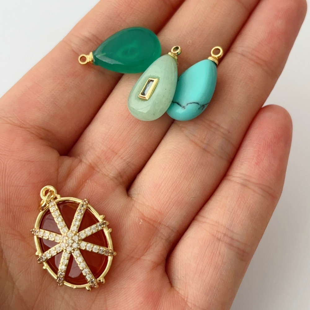 gemstone charm