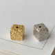 metal square charm