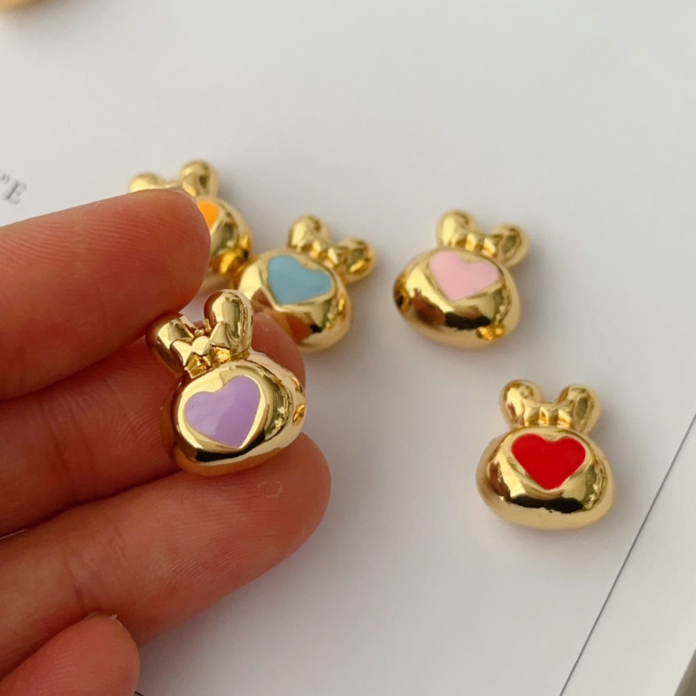 Enamel wallet charm