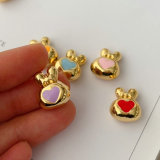 Enamel wallet charm