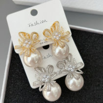 Pearl earrings
