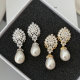 Pearl earrings