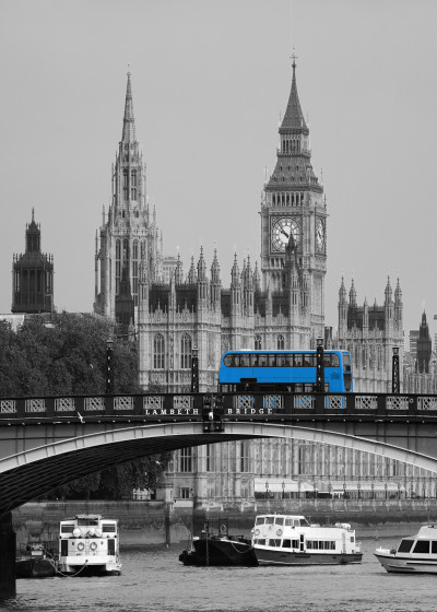 Blue Eiffel Tower Canvas Prints Car Mailbox Wall Art ...