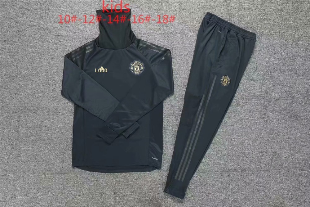 2019 20 Kids Manchester United Soccer Training Tracksuit