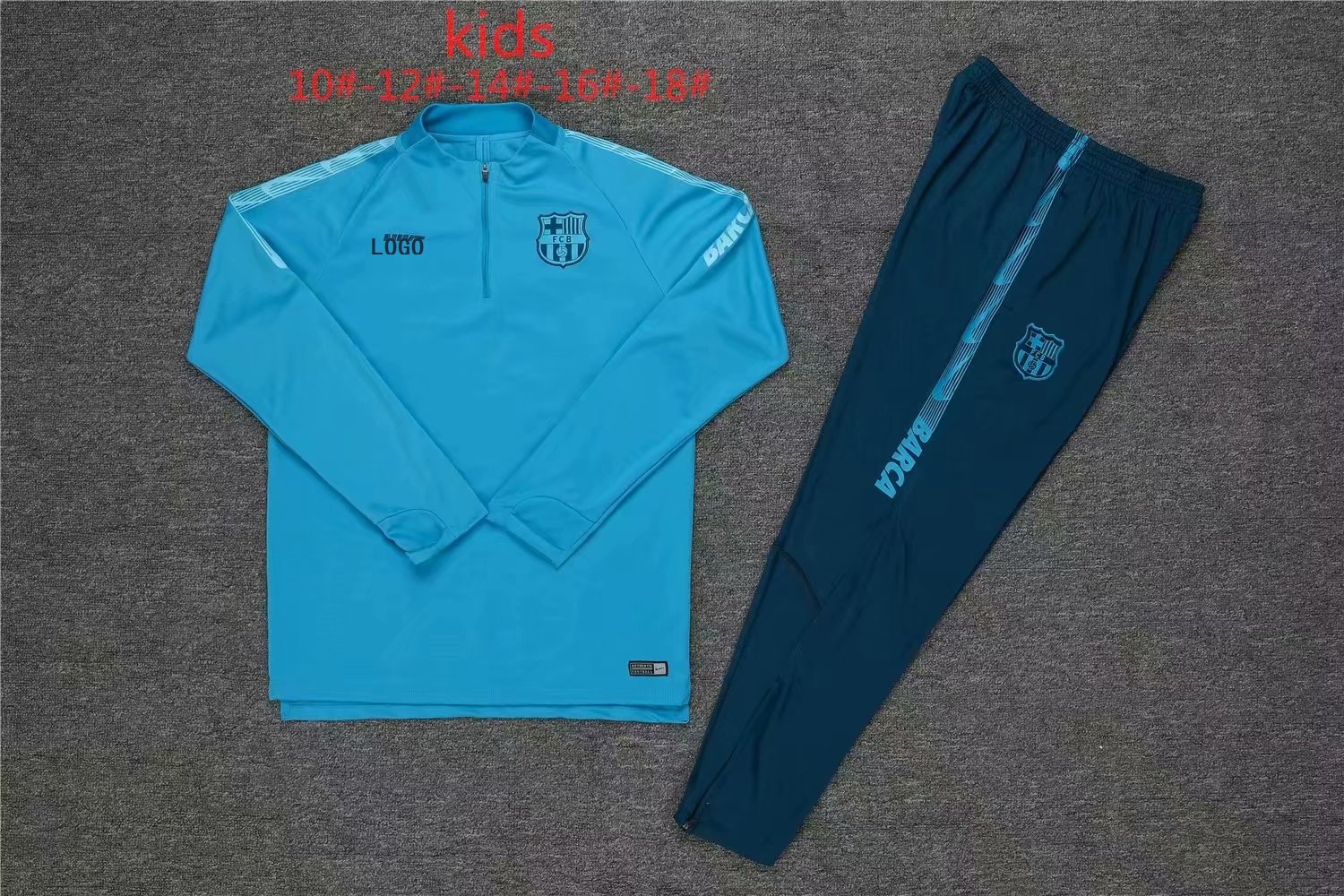 kids barcelona tracksuit