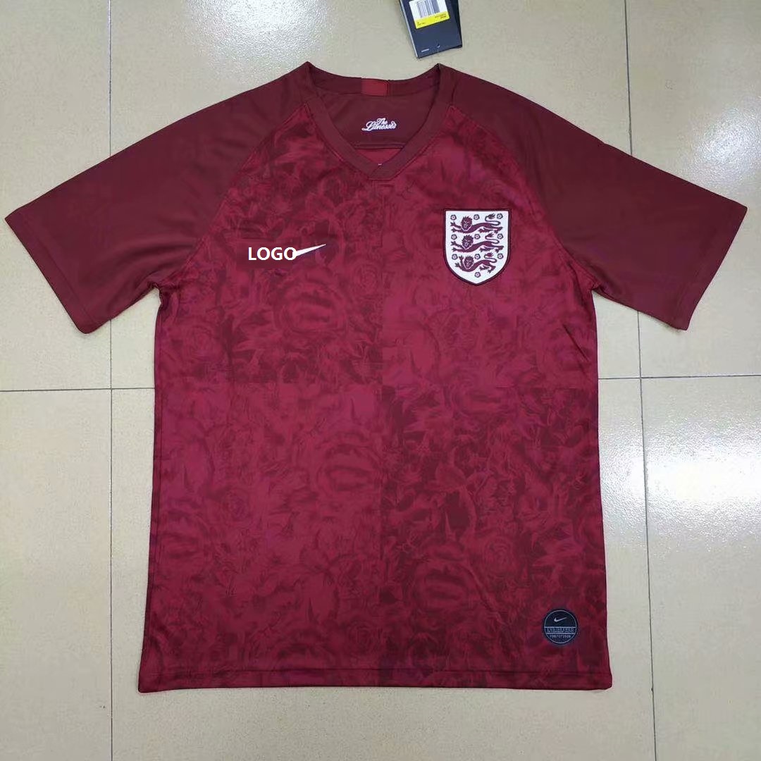 2019-20 Adult England Home Red Soccer Jersey