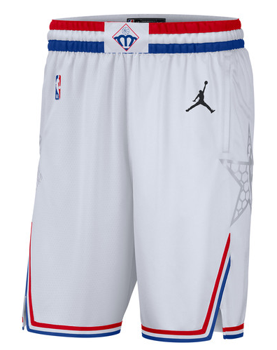 Adult 2019 All Star White Basketball Short