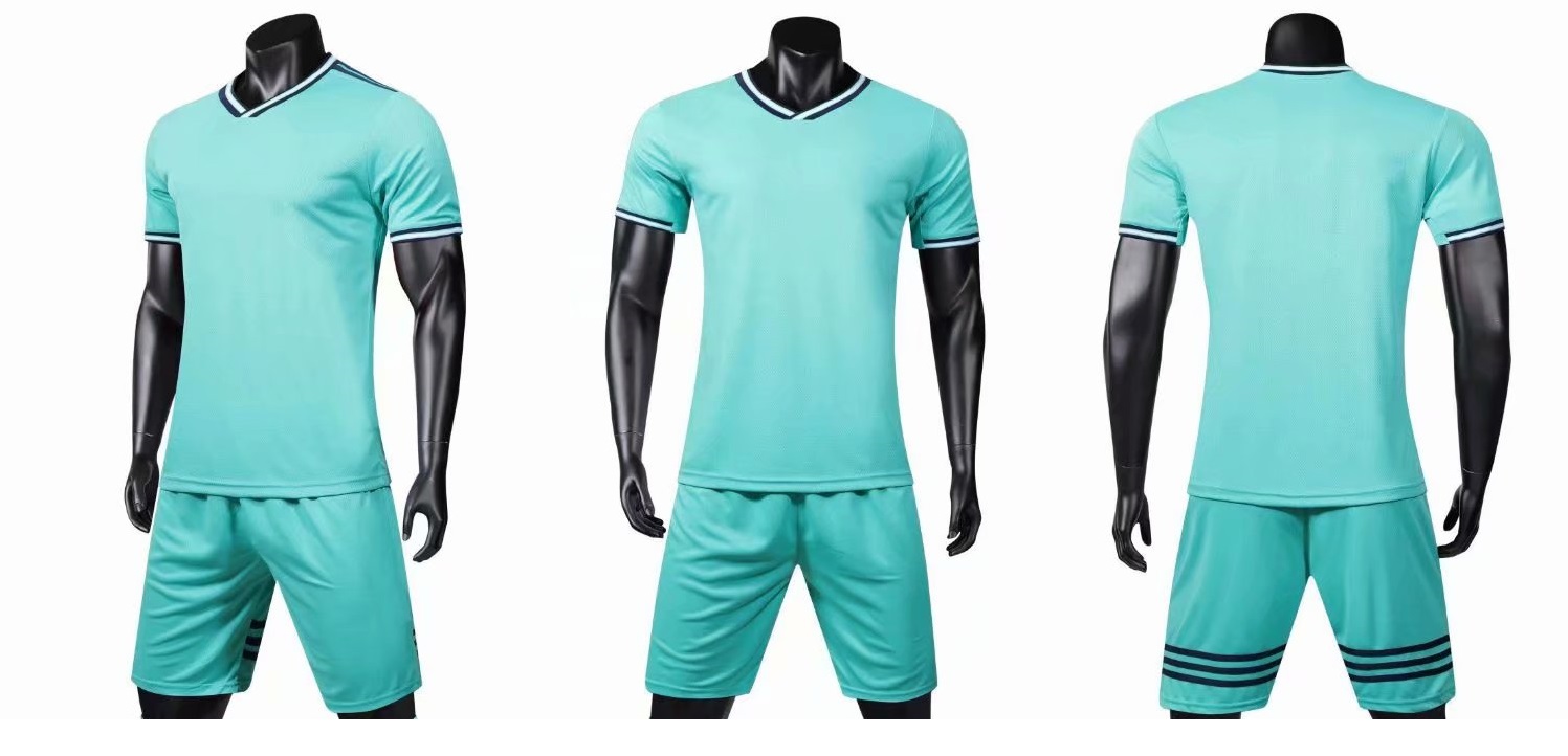 2019/20 AAA Quality blank styles light green men football kits personalized