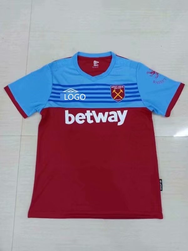 2019/20 Adult Thai version West Ham home football shirt ...