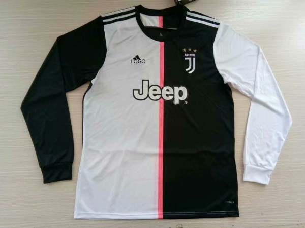 2019/20 Men fan version juventus home long sleeve Soccer ...