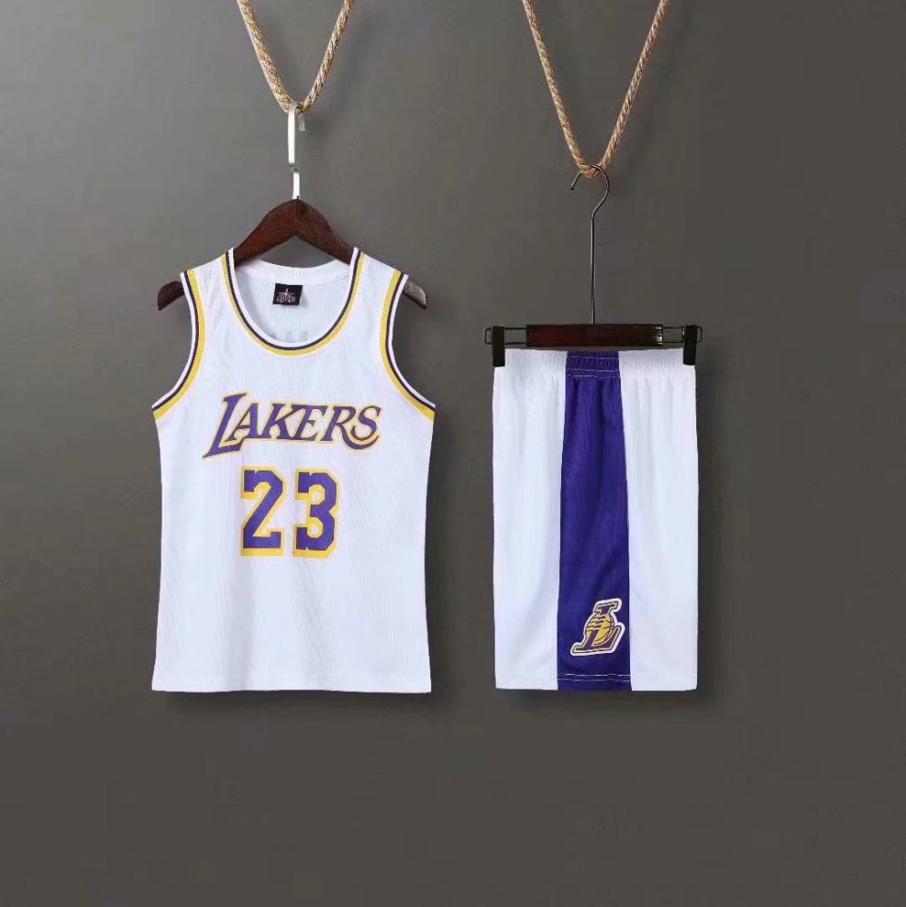 2019 20 Adult Los Angeles Lakers Lal James 23 Baskeball Uniforms Personalized