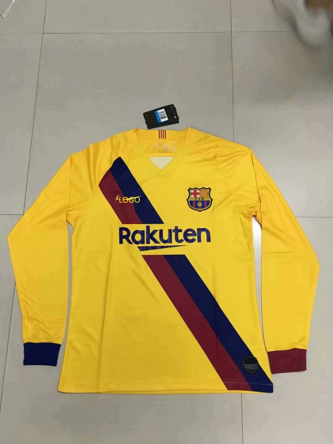 barcelona yellow jersey