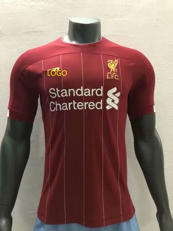 19/20 men player version Liverpool home red soccer ...