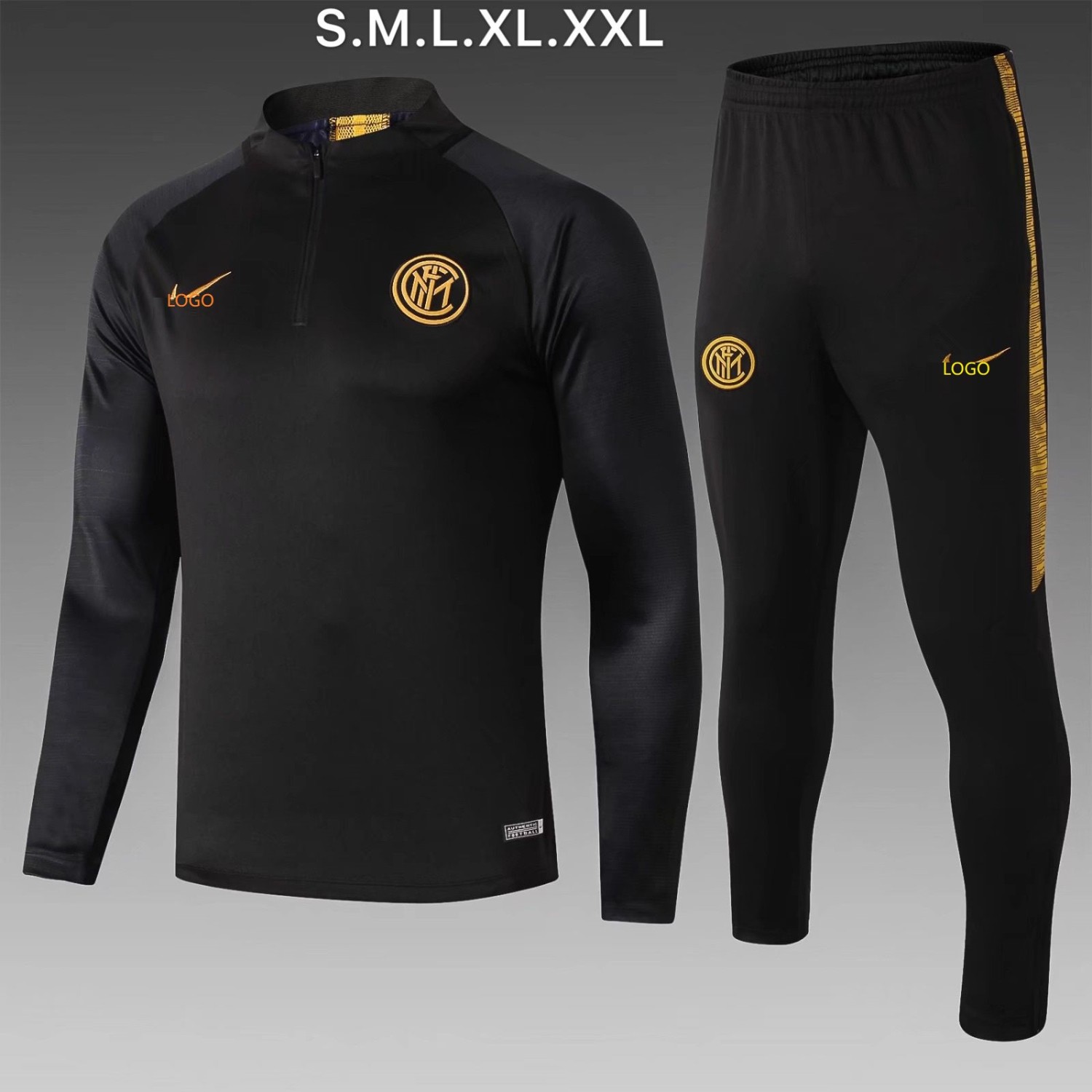 inter milan grey tracksuit