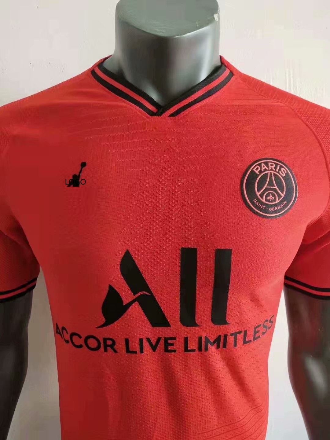 red psg jersey