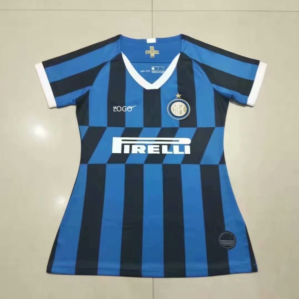 19 20 Women Fan Version Inter Milan Home Soccer Football Jersey Shirt Customize Name Number