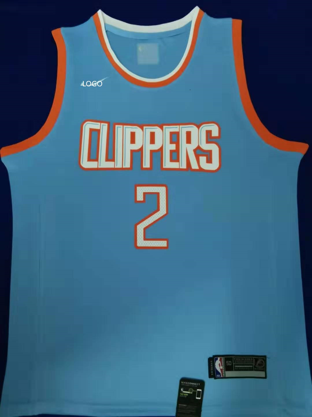 la clippers baby blue jersey